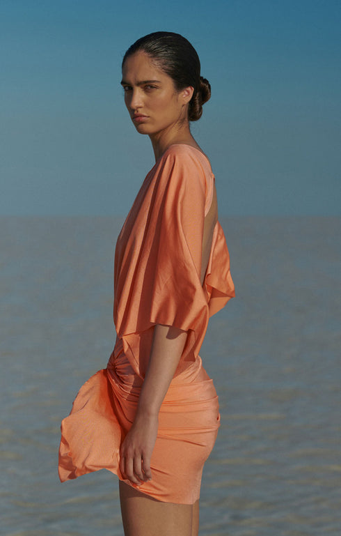 Mia Dress Mini Coral